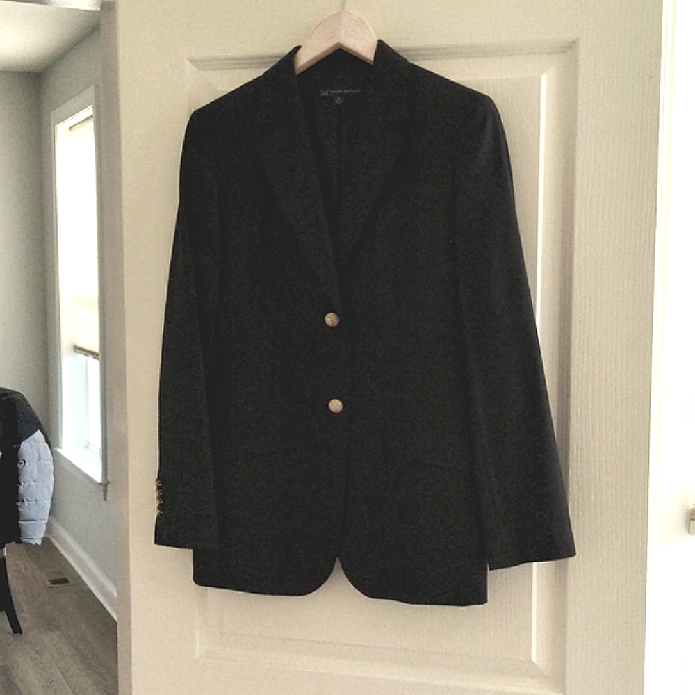 Classic Navy Brooks Brothers Ladies blazer.